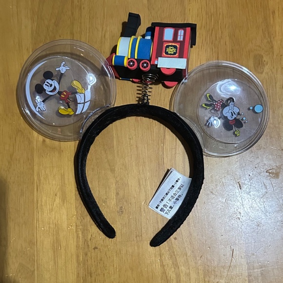 Disney Parks Mickey ears/headband, runaway railroad, train, gently used, 2021 - Picture 2 of 2
